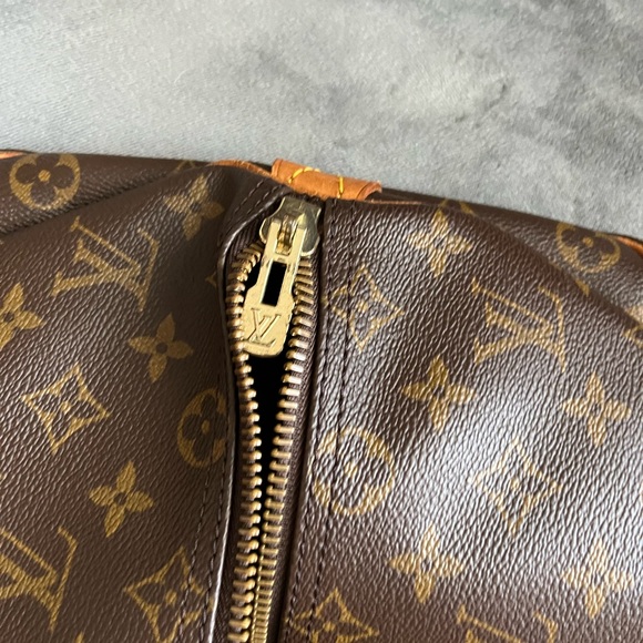 LOUIS VUITTON Monogram Keepall 55 Boston Bag M41424 LV Auth 44552 - Picture 15 of 16